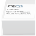 Sterlitech Polycarbonate (PCTE) Membrane Filters, 0.08 Micron, 293mm, PK20 PCT00829320